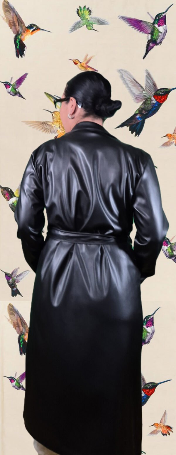 Gabardina Cuero Noir Rebel