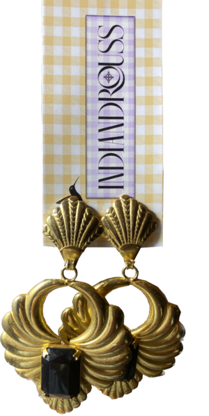 Pendientes vintage oro