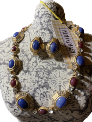 Conjunto gargantilla y pendientes MAURA vintage