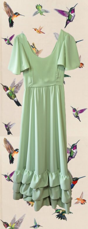 Flamenca color verde menta