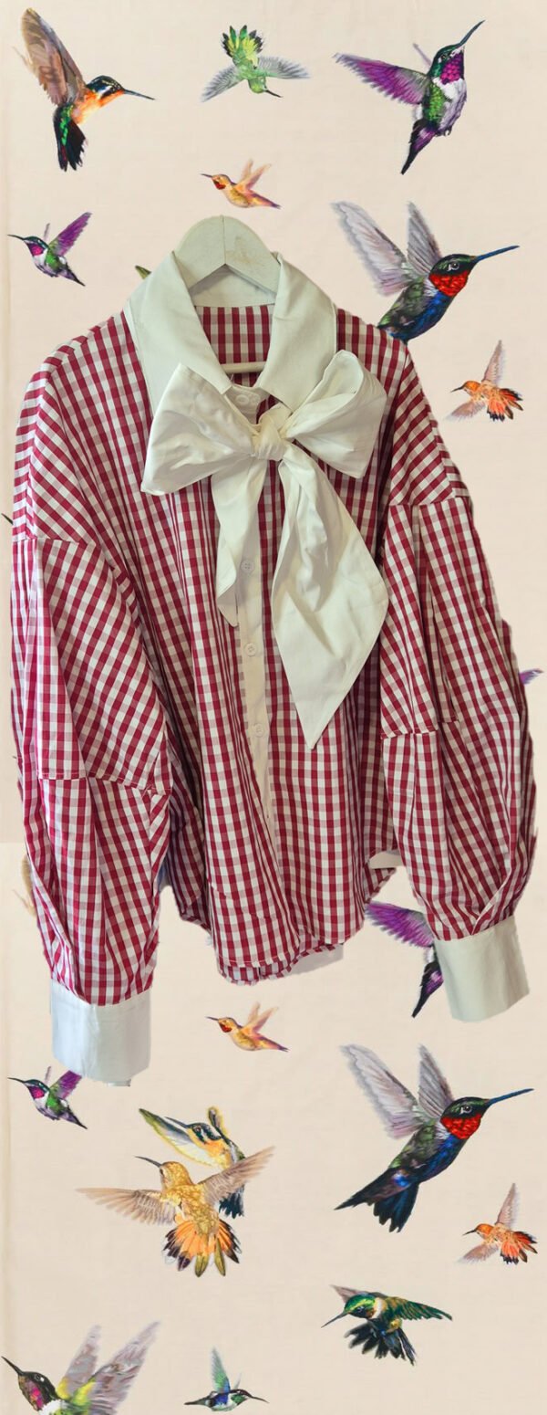 Blusa Cuadros Vichi Lazada